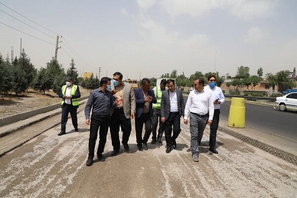 آسفالت بزرگراه شهید یاسینی پس از ۱۳ سال بهسازی شد