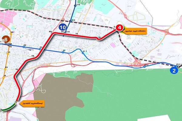 توسعه شرقی خط ۴ مترو ادامه دارد