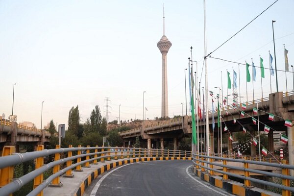 روگذر جنوب به شمال چمران در تهران به بهره‌برداری رسید
