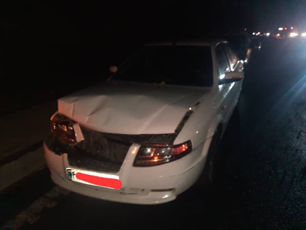 تصادف زنجیرهای ۱۶ خودرو در بزرگراه امام علی(ع) بر اثر نشت گازوئیل