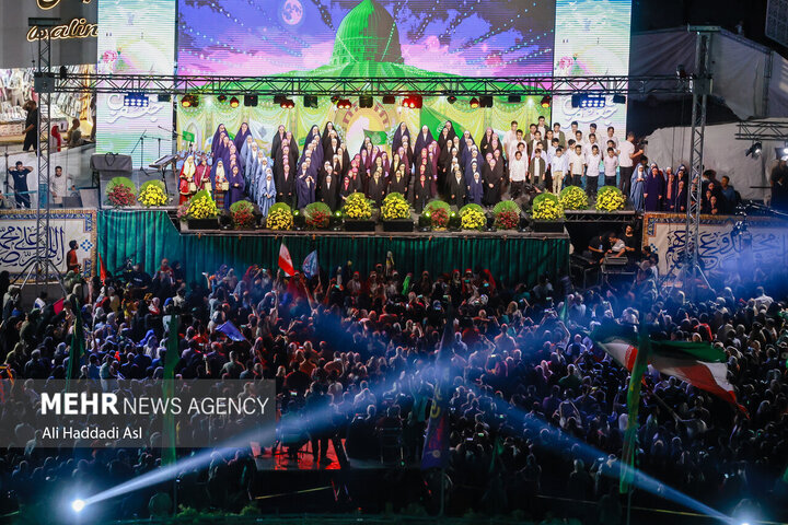 اجتماع بزرگ «ملت محمد» در میدان نبوت تهران برگزار شد