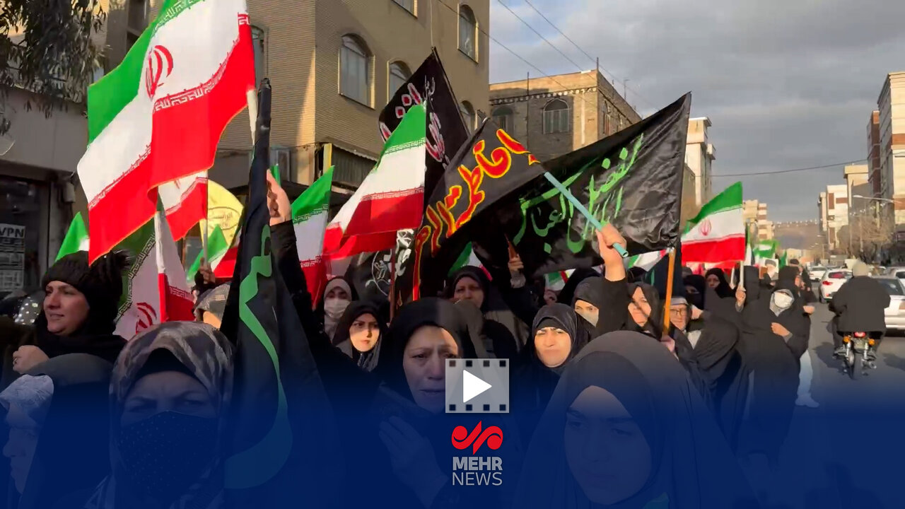 اعلام انزجار مردم محله مشیریه تهران از اغتشاشگران