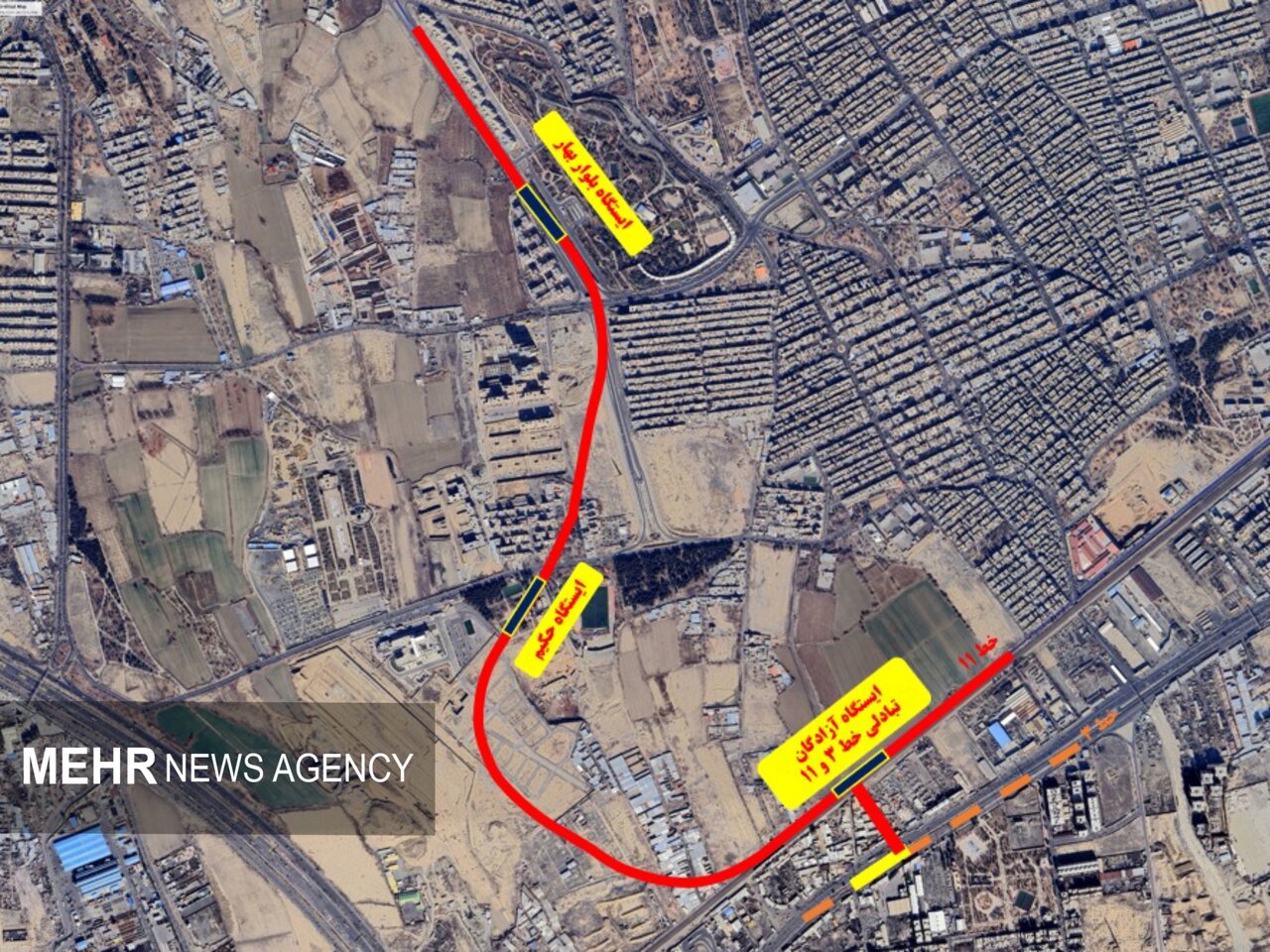 آغاز پروژه احداث خط ۱۱ مترو تهران؛ گامی مهم برای مناطق کم‌برخوردار