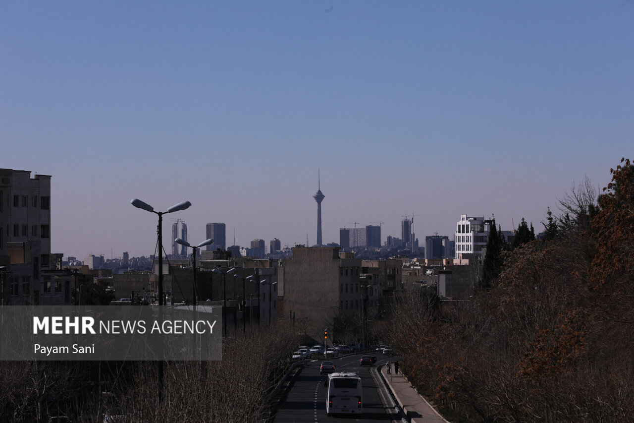 کیفیت هوای تهران قابل قبول است