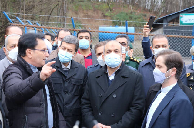 بازدید وزیر کشور از محل دفن زباله سراوان رشت