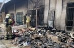 جزئیات حریق در انبار کفش  بازار تهران
