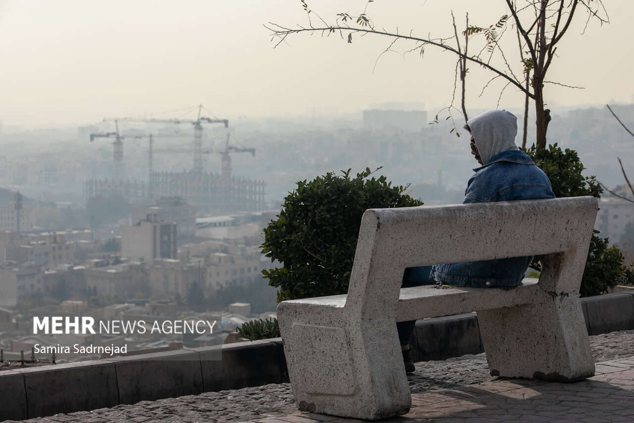 هوای تهران در وضعیت نارنجی و آلوده است